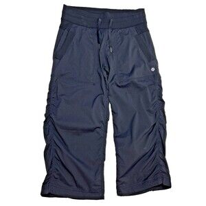 Lululemon Dance Studio Mid-Rise Womens Black Size 4